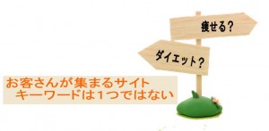 お客さんが集まるサイト　キーワードは１つではありません