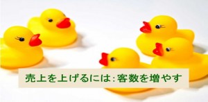 売上を本気であげたい時の具体例：客数を増やす